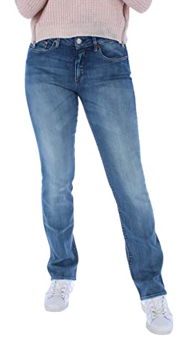 Herrlicher Women's Super G Denim Powerstretch Straight Jeans, Blue (Frost 832), 34 (Manufacturer size: 25) on sale